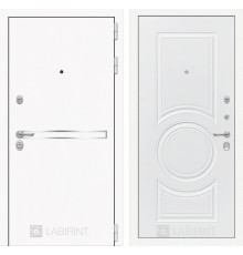 Входная дверь Лабиринт Лайн WHITE 23 (Белый софт)