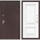 Входная дверь Лабиринт Classic 26 Эмаль RAL-9003 (Антик медный / Сигнально белый)